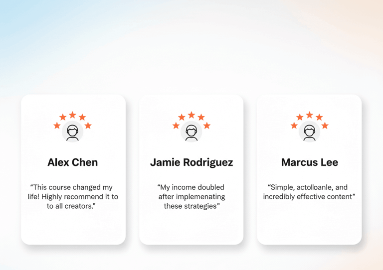 Build Trust with social proof