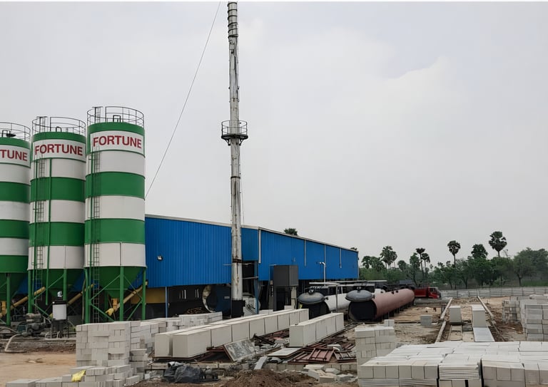 AAC Block Making Machine Manufacturer in India – Fortune Engineering Works