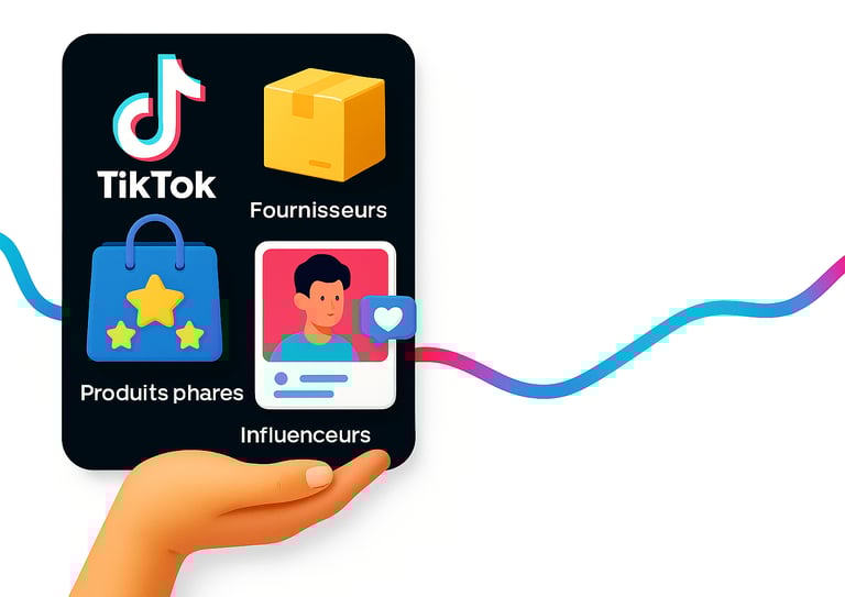 schéma de l'univers TikTok Shop chez TikSell agency