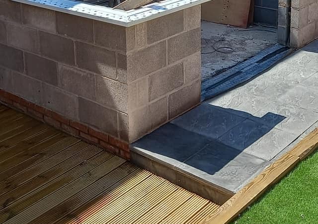 concrete slabs layed by general builds
