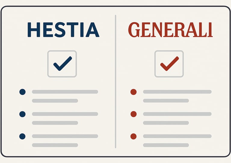Porównanie Hestia vs Generali PDU Polskie Doradztwo Ubezpieczeniowe