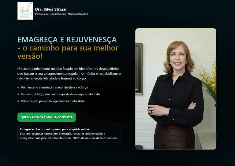 Emagreça e Rejuvenesça - Dra. Silvia Strazzi Dermatologista