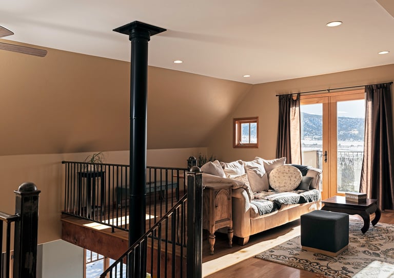 Cimarron CO Real Estate Photographer - Interior Family Room in natural light