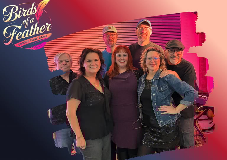 a group of people who play music together in a band in north bay