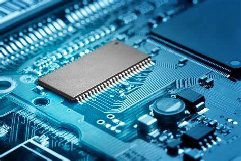 a computer chip chip on a computer motherboard