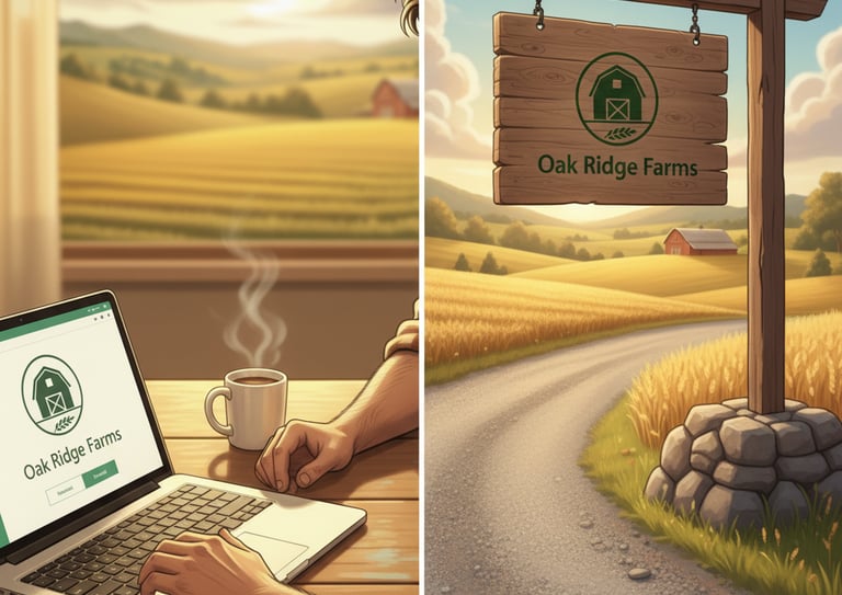 Your Farm Logo for your Website and all of your Ranch Marketing
