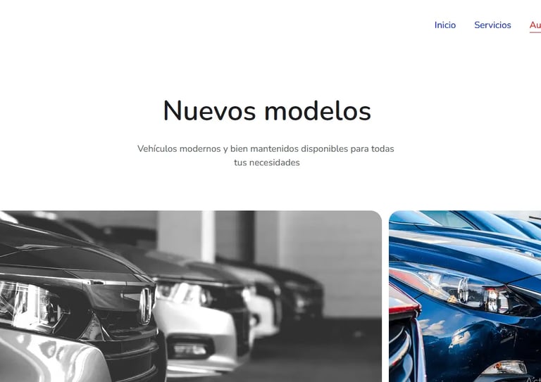 Nuevos modelos de parte delantera de autos 