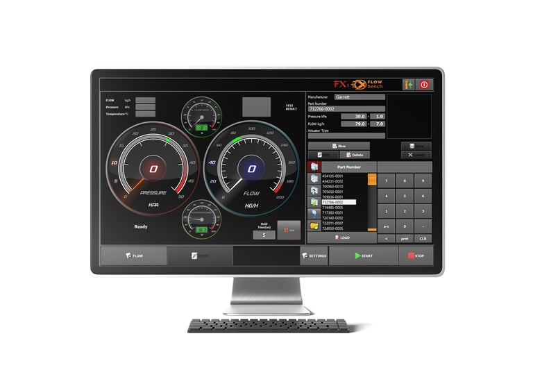 mbs balans software flowbench, turbo, high speed core balancing machine