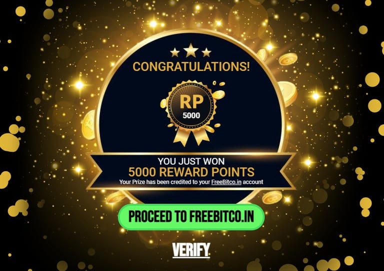 Freebitco.in reward points wheel spin