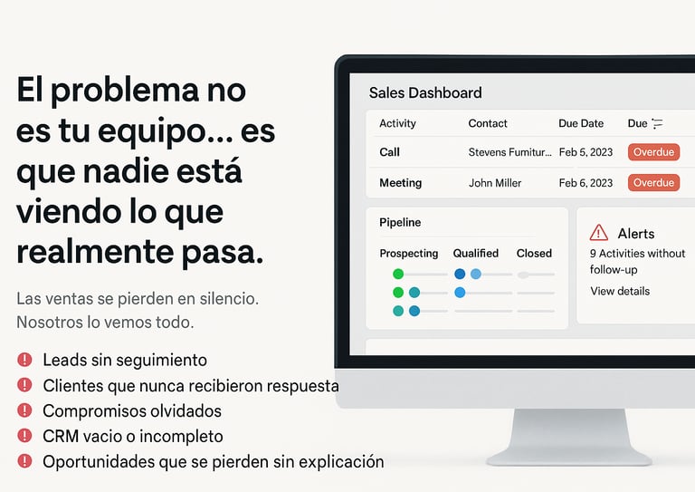 "CRM asistido sin captura manual"