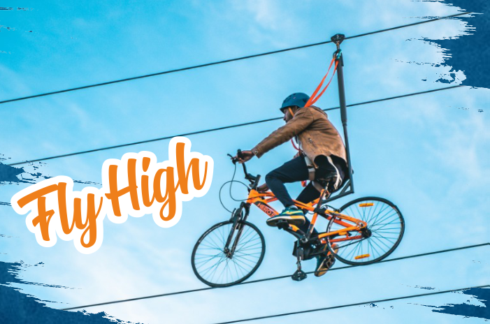 Sky Bike Cycling Zipline