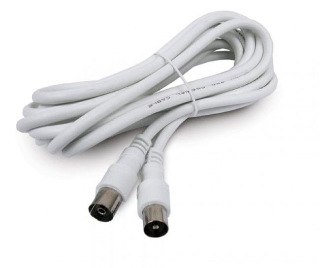 Cable Coaxial blanco
