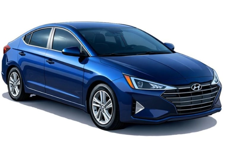 2020 Hyundai Elantra weekly and monthly rental car for rideshare drivers in Tucson Arizona