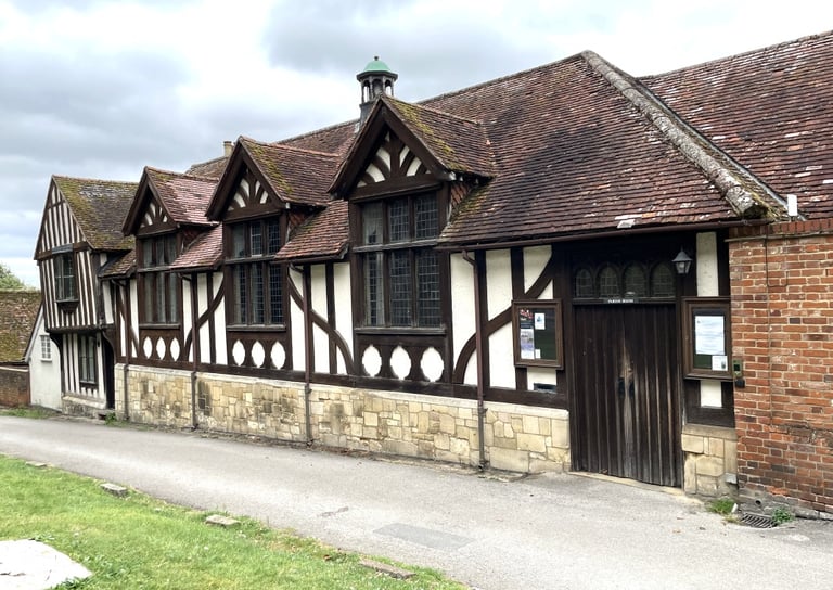 Interior of St Mary’s Parish Rooms in Saffron Walden used for Tinies baby and toddler group