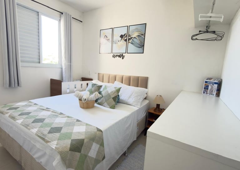 Apto para locação de temporada/suite com berço