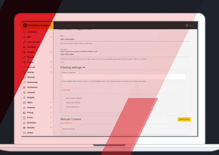 Personalized Content | Exhibitor Registration Manual | Info Salons