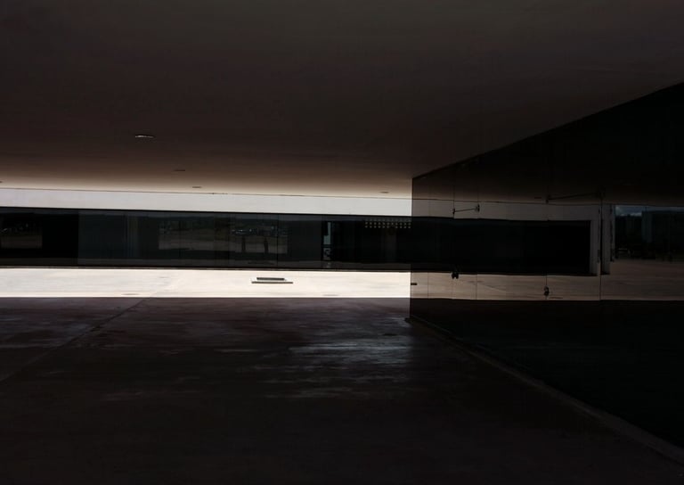 BRASIL  Aspect of National Library Brasilia