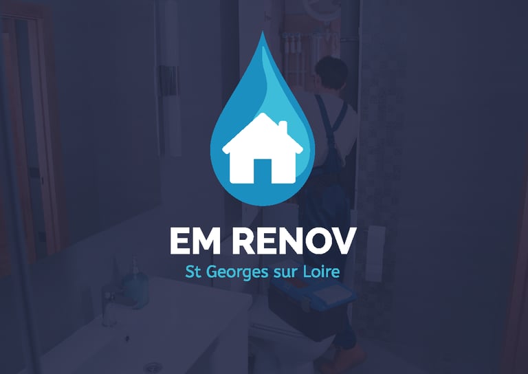 Supports de communication -  Site internet - EM RENOV - Angers - Amy Atelier Graphique