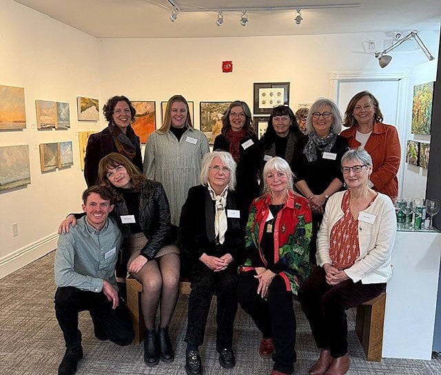 Group Photo of the Artists at Gallery on Lincoln