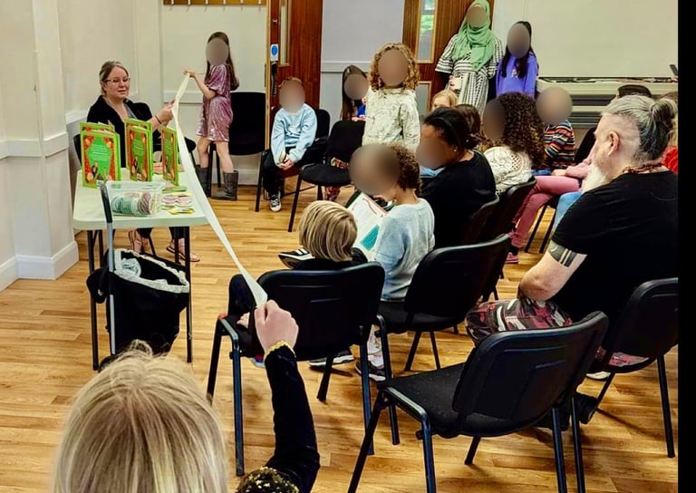 Author visits for home ed groups. World Book Day. Events