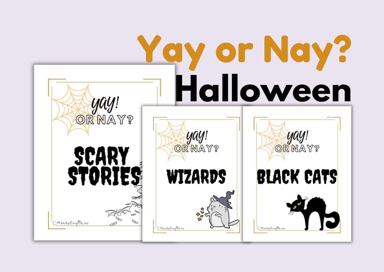 Halloween Games for English lessons pdf