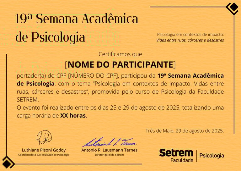 Peça gráfica da campanha da Semana Acadêmica de Psicologia - Estudo de Caso.