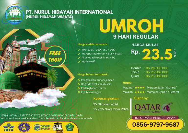 paket umroh november 2024 promo murah