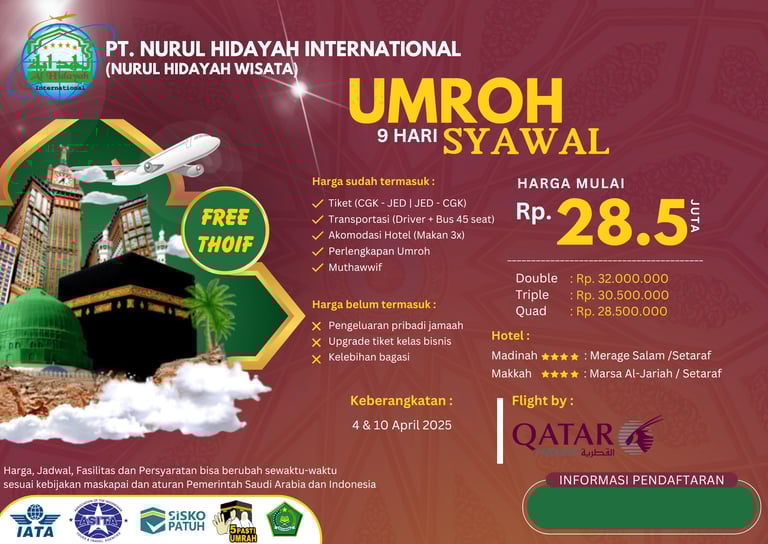 paket umroh syawal 2025