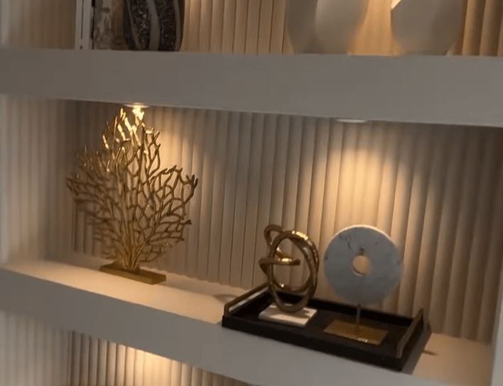 panneau rond 3d cannelé bureau