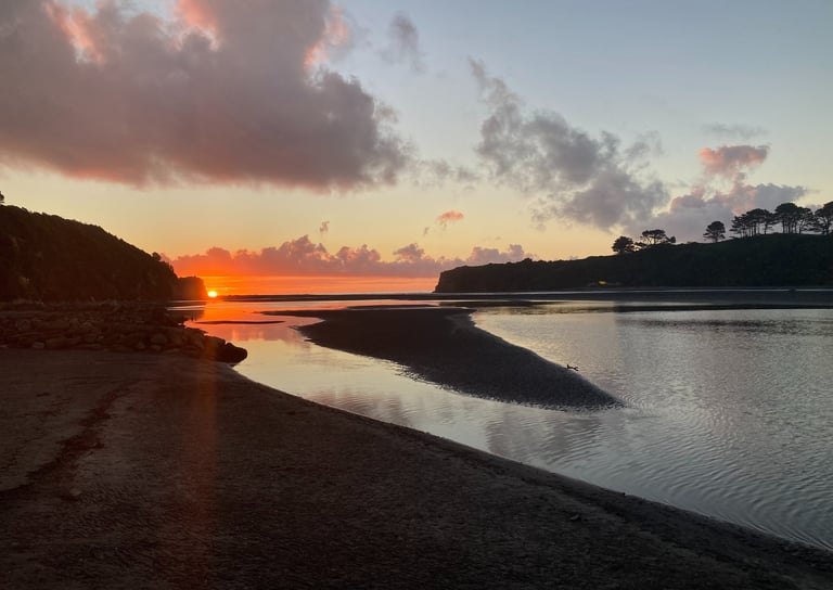 Coucher de Soleil Nouvelle Zélande