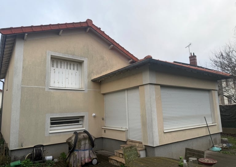 Avant après nettoyage façade