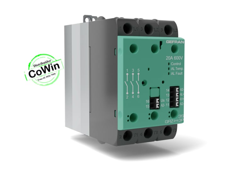 rele de estado sólido trifásico GRSH gefran