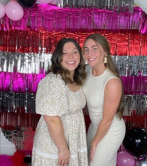 Guest using Smile&SnapCo photo booth at Anderson Ridge Sweetwater, TN