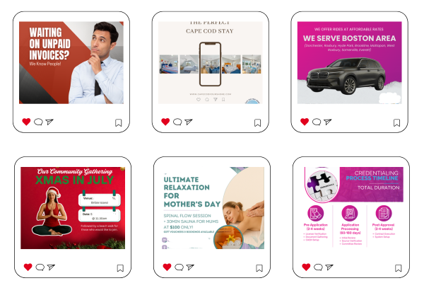 Virtual Assistant Graphics portfolio