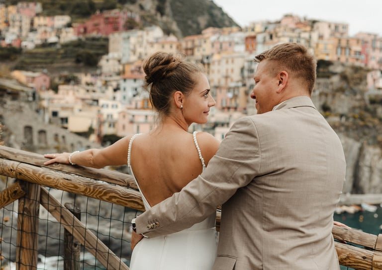 Sesja ślubna w Cinque Terre Manarola