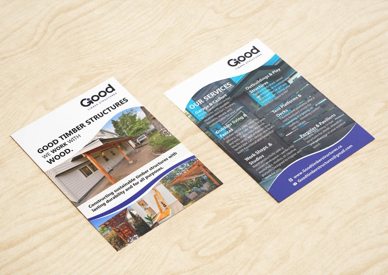 flyer graphic design services victoria bc canada