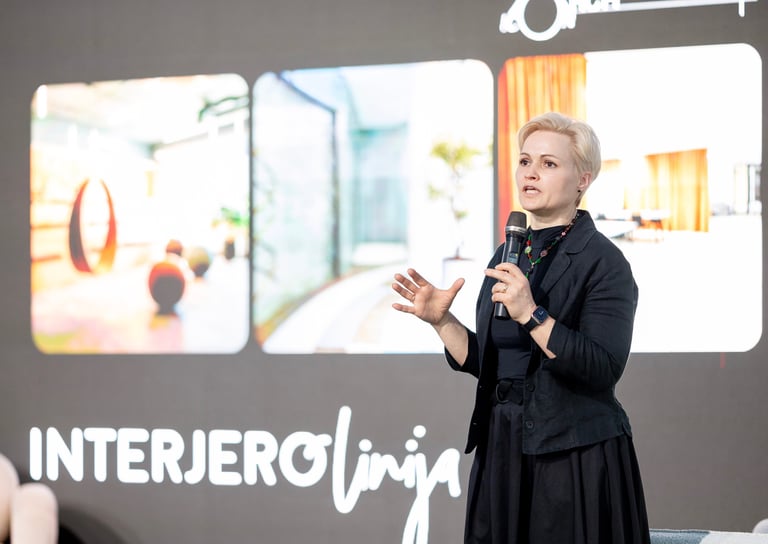 Interjero linija pristatymas
