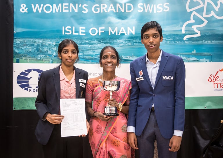 Nagalakshmi, Praggnanandhaa and Vaishali,, 2024 #FIDECandidates. FIDE Chess. India Chess