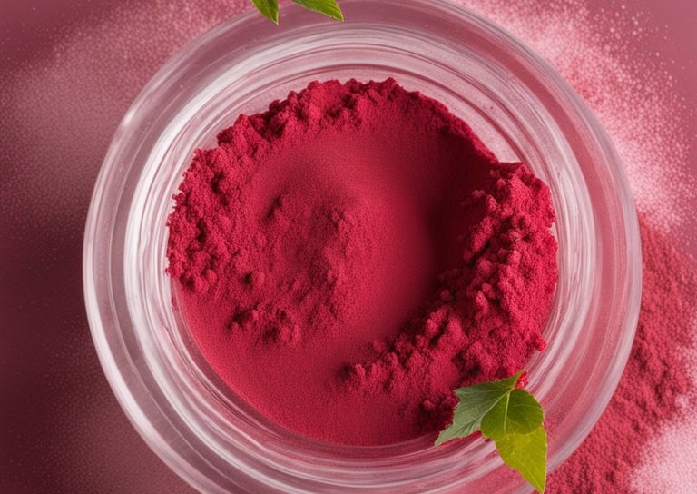 Hibiscus Powder, Herbal superfood rich in antioxidants, vitamin C, ideal for skincare, hair care,