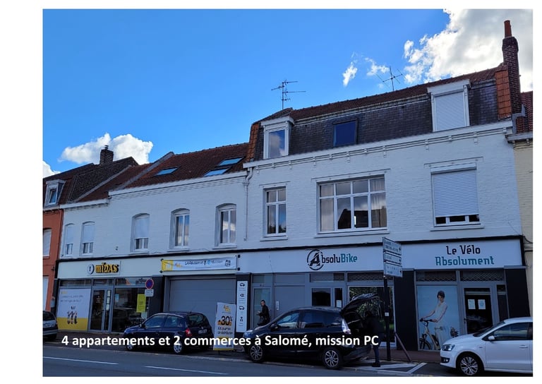 appartements et commerces à La Bassée