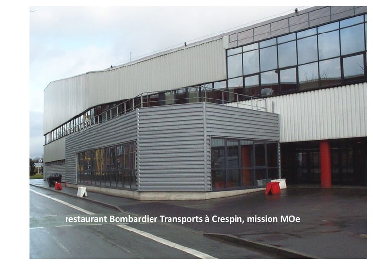 restaurant d'entreprise de Bombardier Transports à Crespin