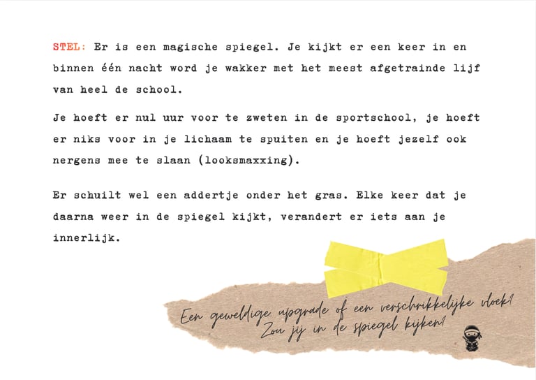 Startvraag 'David, David' van Ben Blom