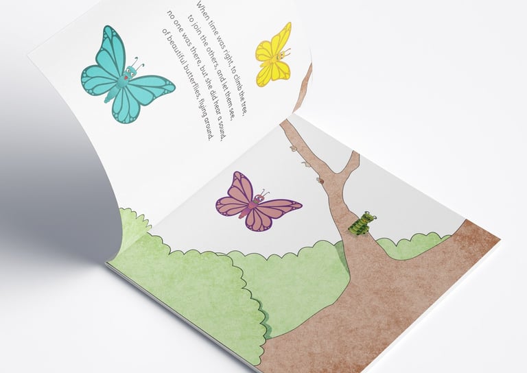 The Little Larva children's book