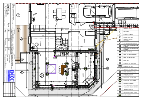 Plan EXE d'une cuisine