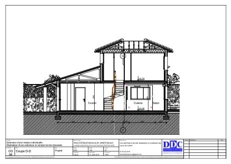 Extension d'une villa
