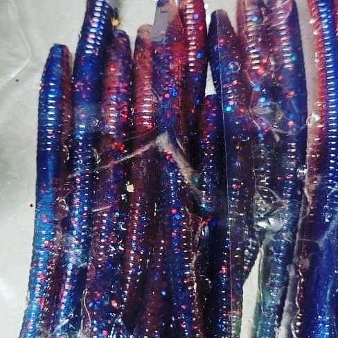 Fire n ice plastic worms