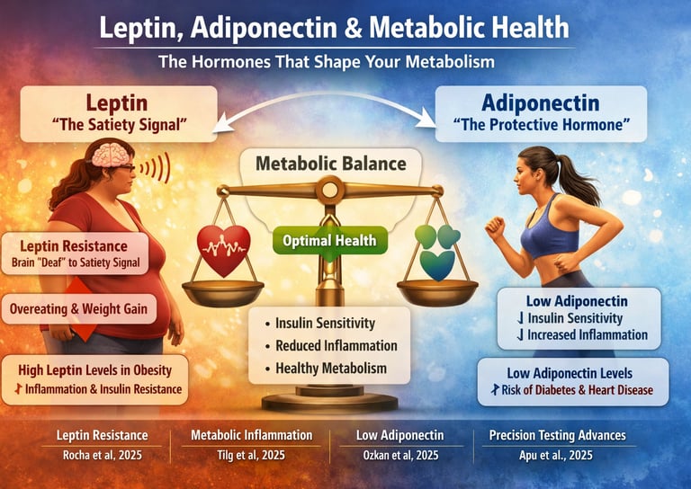 “Reset Your Metabolism: Fix Leptin Resistance and Boost Adiponectin Naturally”