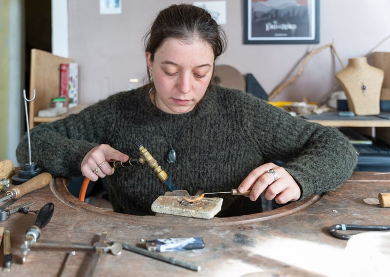 bijoutière travail artisanal