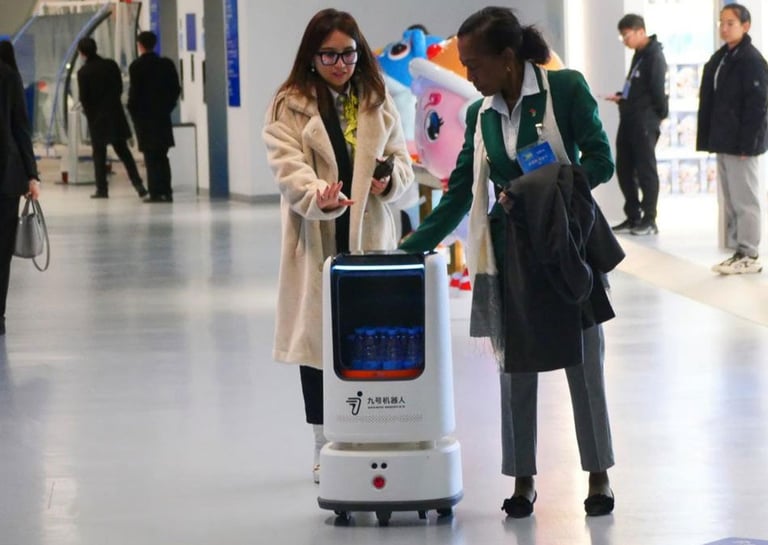 Image of Segway D2 at the Beijing Winter Olympics