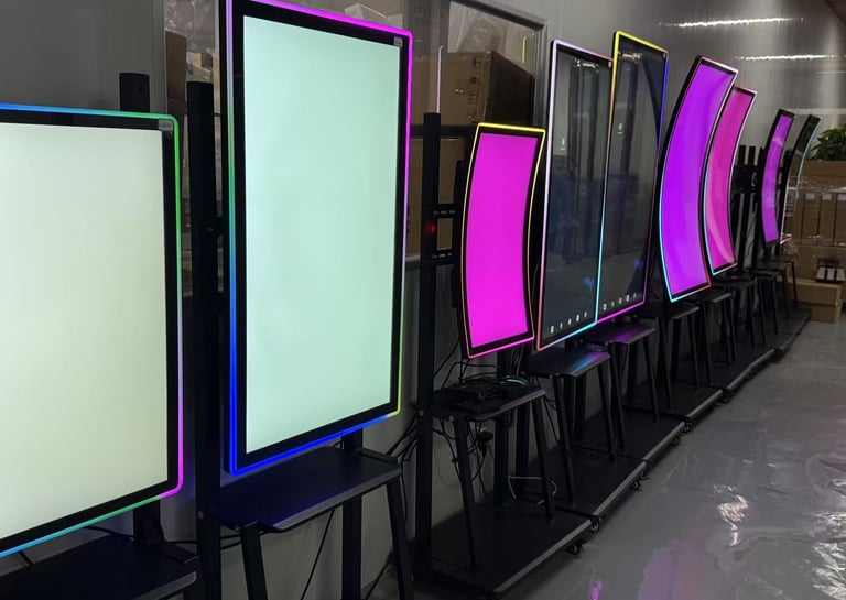 Flexible Resolution Options for 4k c curved touch screen